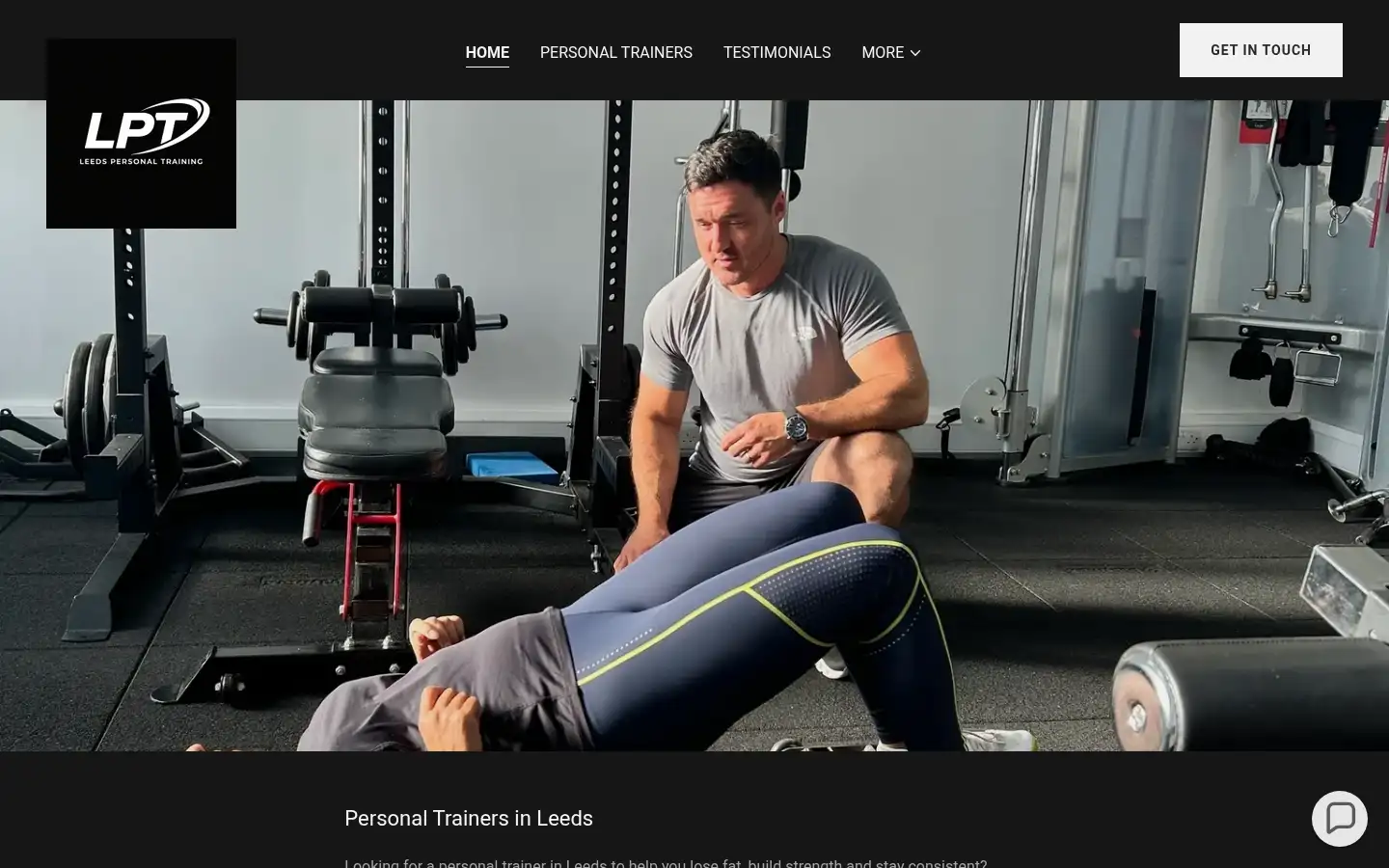 Screenshot of leeds-pt.co.uk