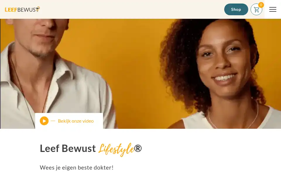 Screenshot of leefbewust.nu