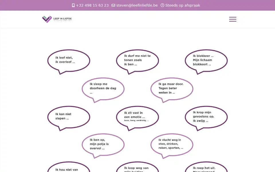 Screenshot of leefinliefde.be