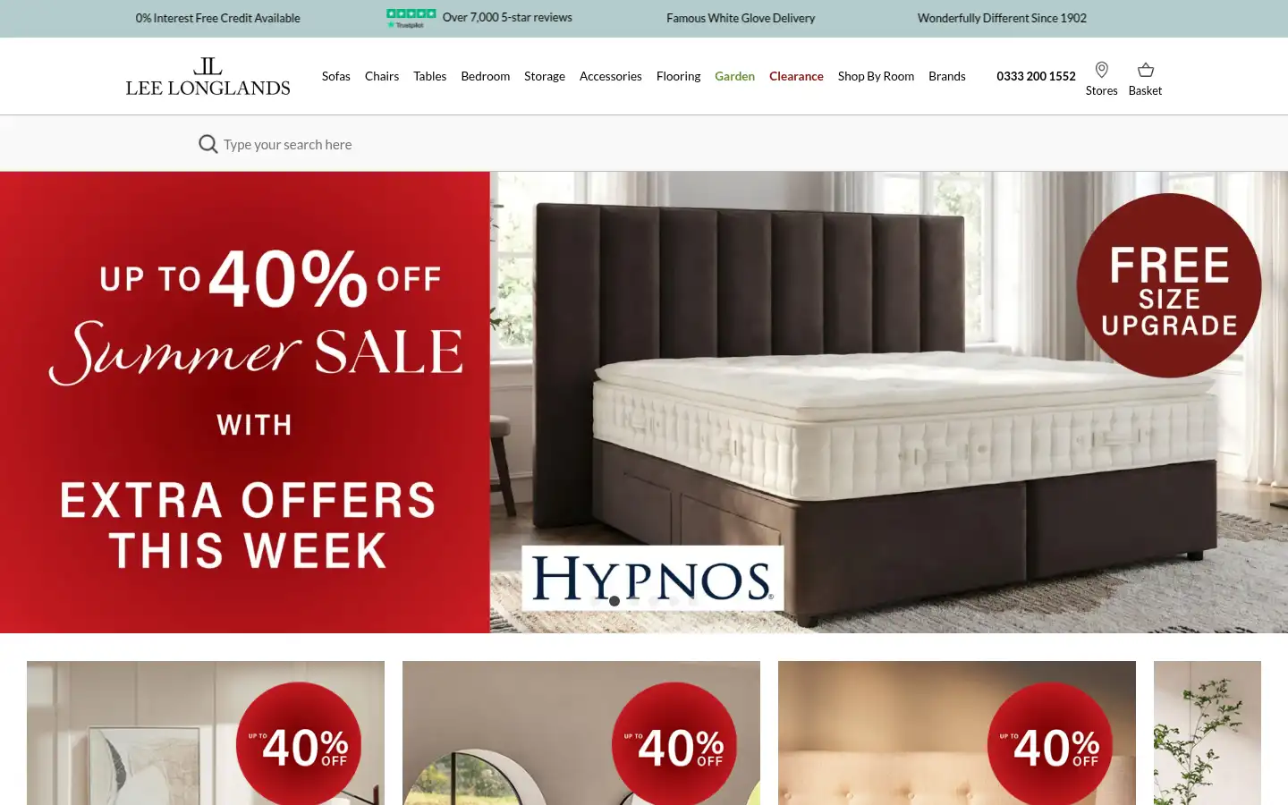 Screenshot of leelonglands.com