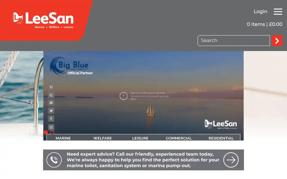 Screenshot of leesan.com