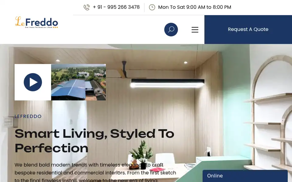 Screenshot of lefreddo.com