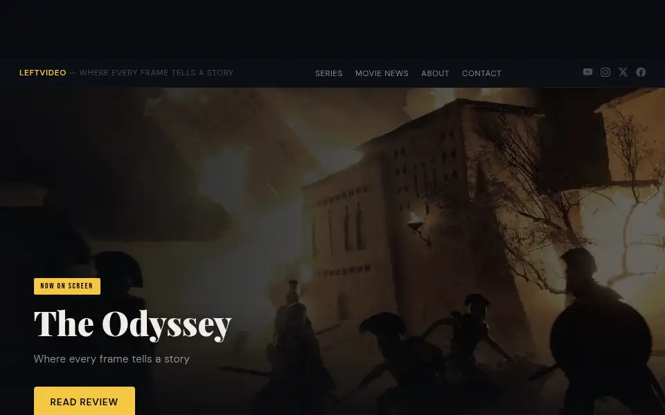 Screenshot of leftvideo.online