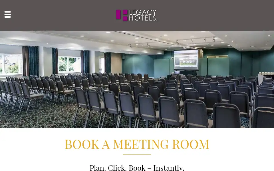 Screenshot of legacy-hotels.co.uk