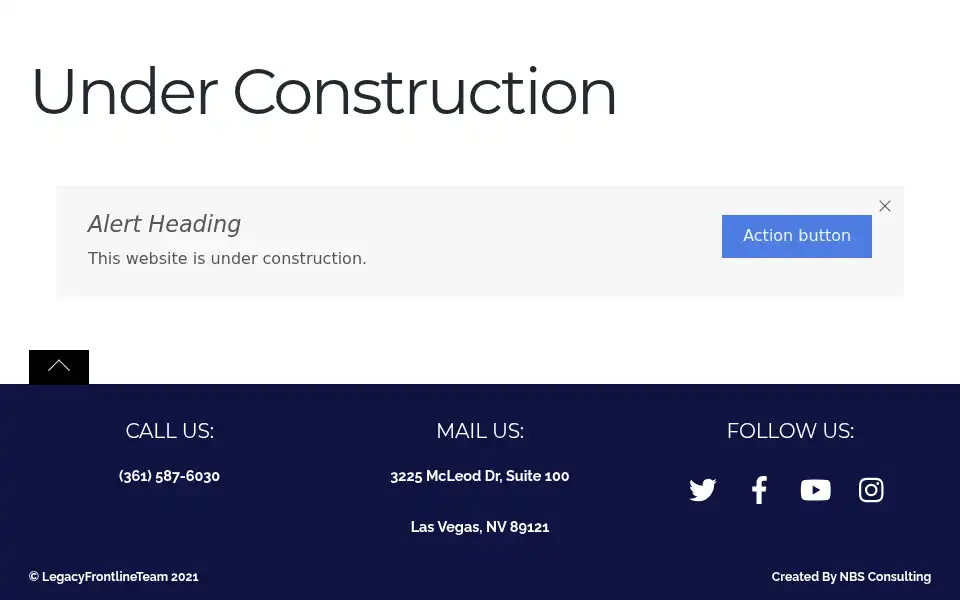 Screenshot of legacyfrontlinecapital.com