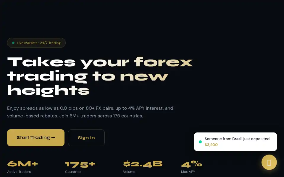 Screenshot of legacyfxtrader.netlify.app