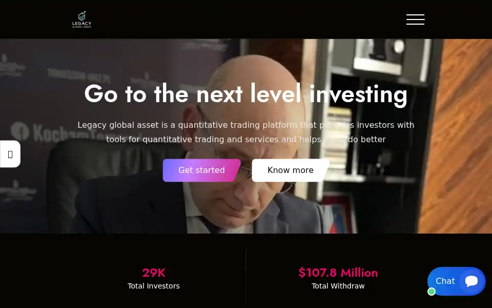 Screenshot of legacyglobalasset.com