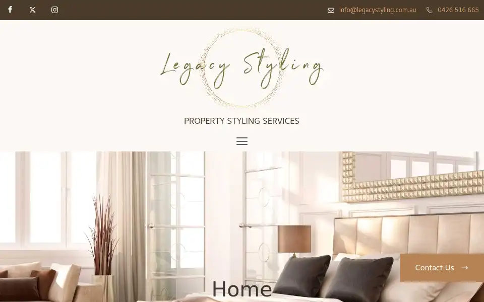 Screenshot of legacystyling.com.au