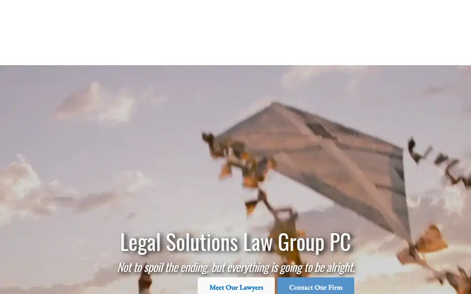 Screenshot of legal.solutions
