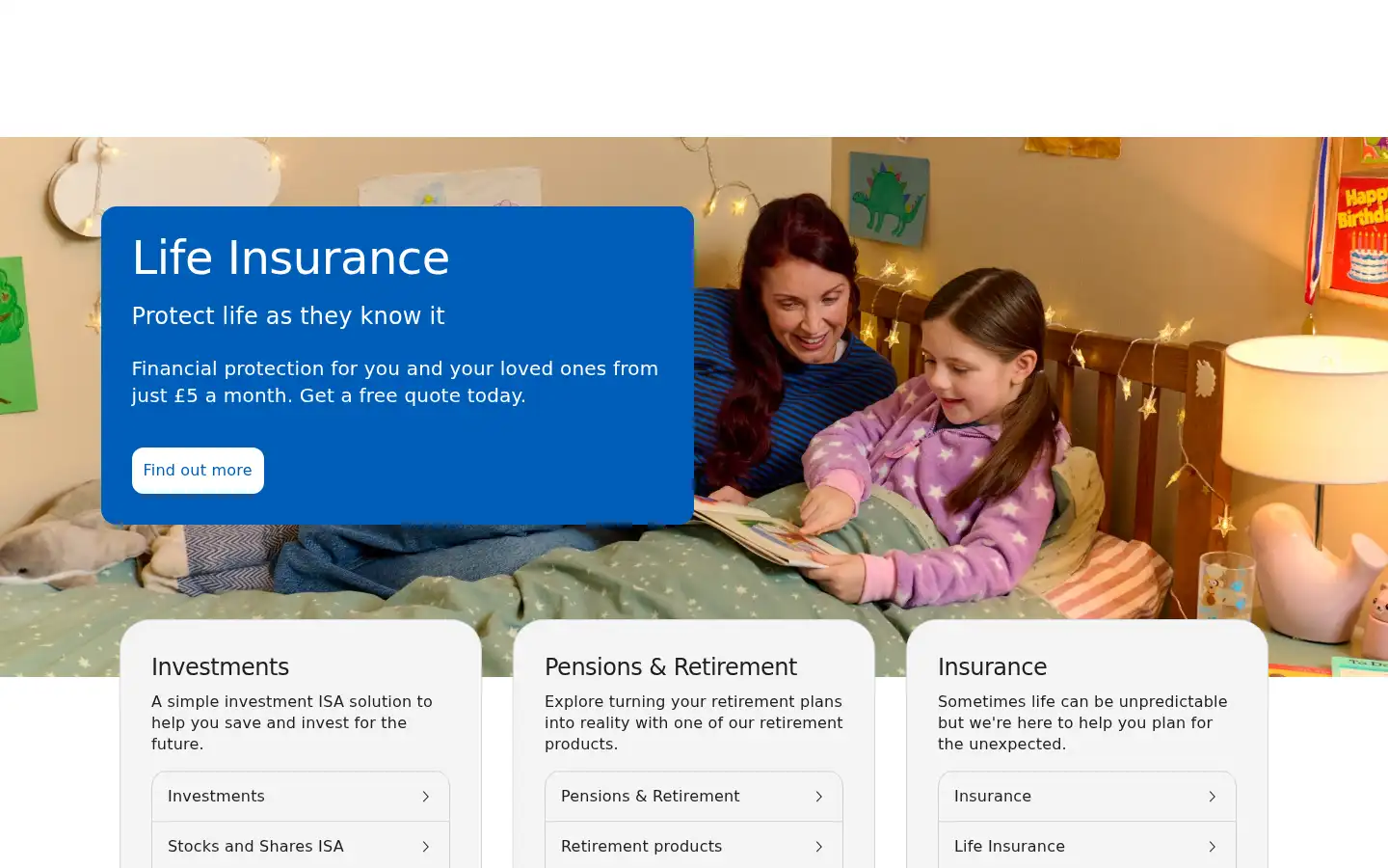 Screenshot of legalandgeneral.com