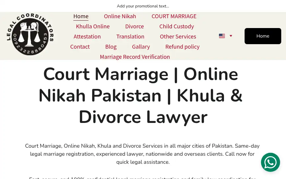 Screenshot of legalcoordinate.online