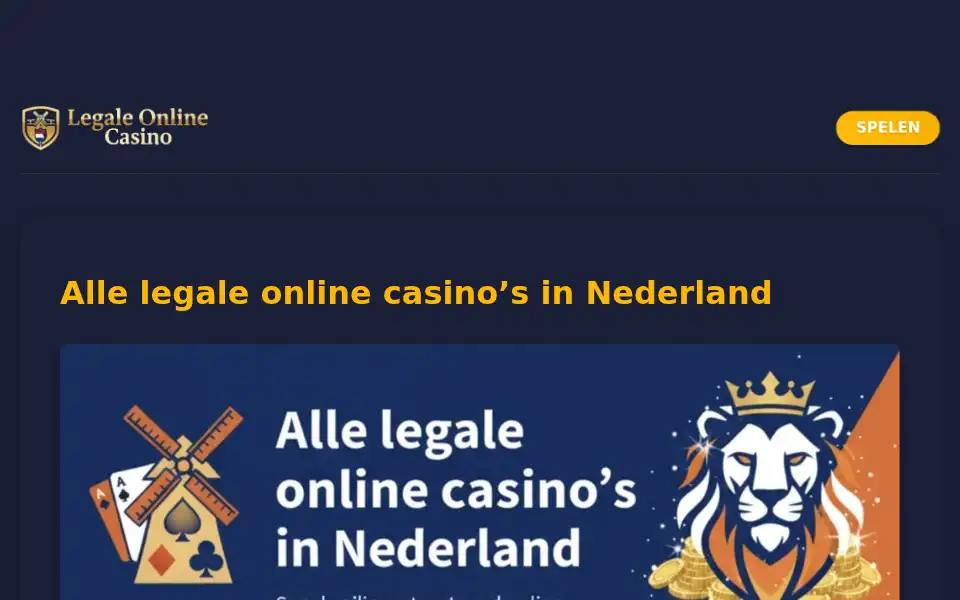 Screenshot of legaleonlinecasino-nl.com