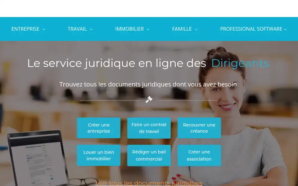 Screenshot of legalife.fr