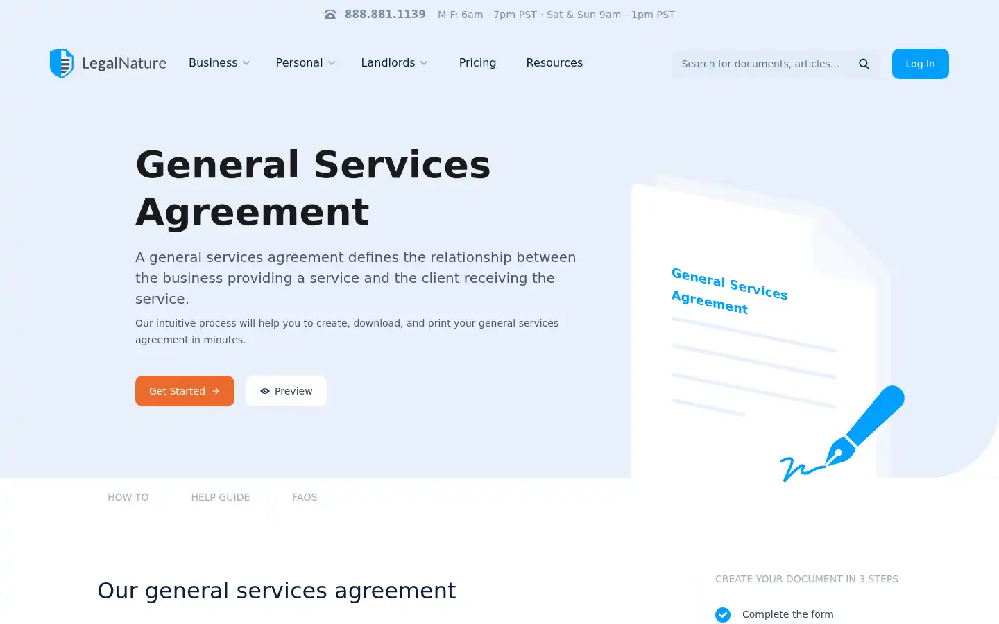 Screenshot of legalnature.com