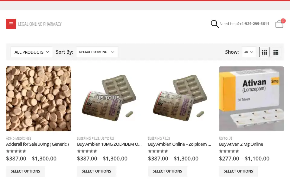 Screenshot of legalonlinepharmacy.com