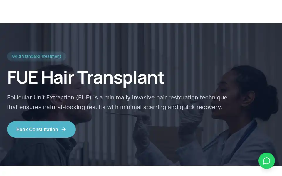 Screenshot of legendhairtransplant.com
