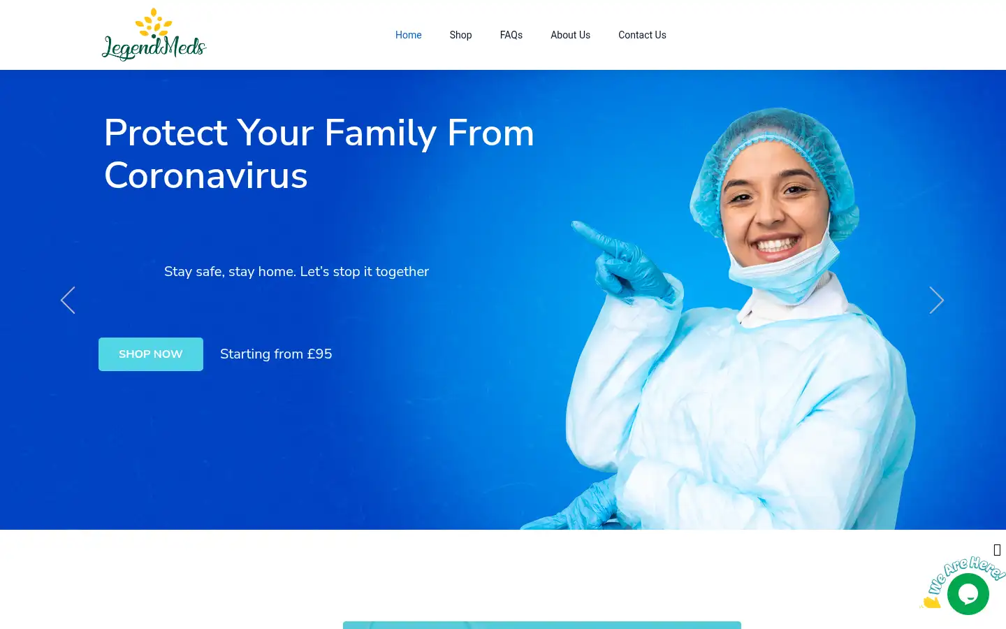 Screenshot of legendmeds.com