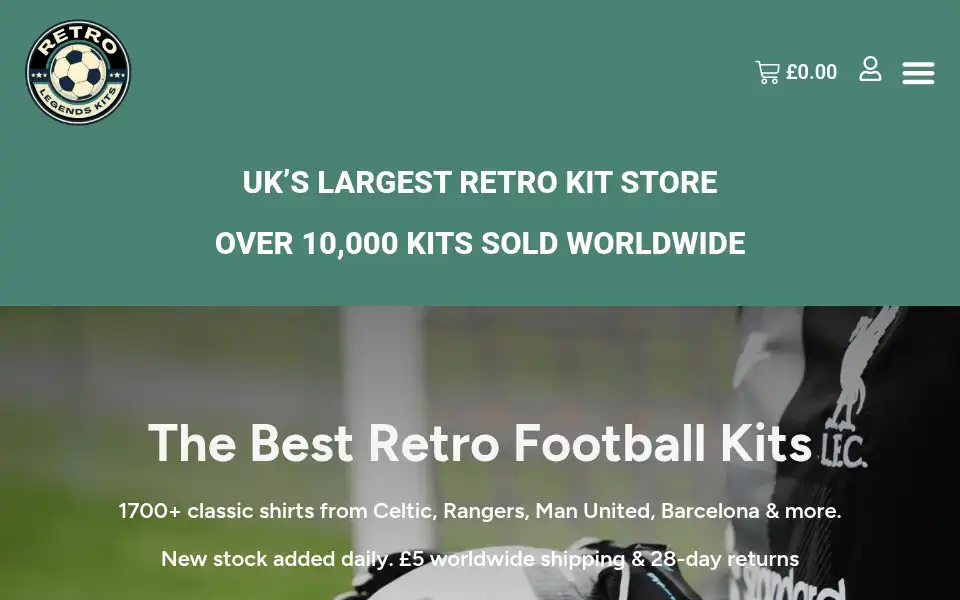 Screenshot of legendsgallery.co.uk