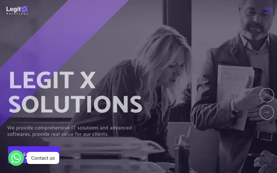 Screenshot of legitxsolutions.com