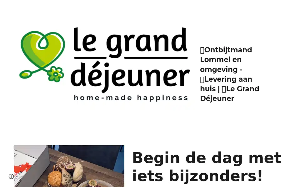 Screenshot of legranddejeuner.be