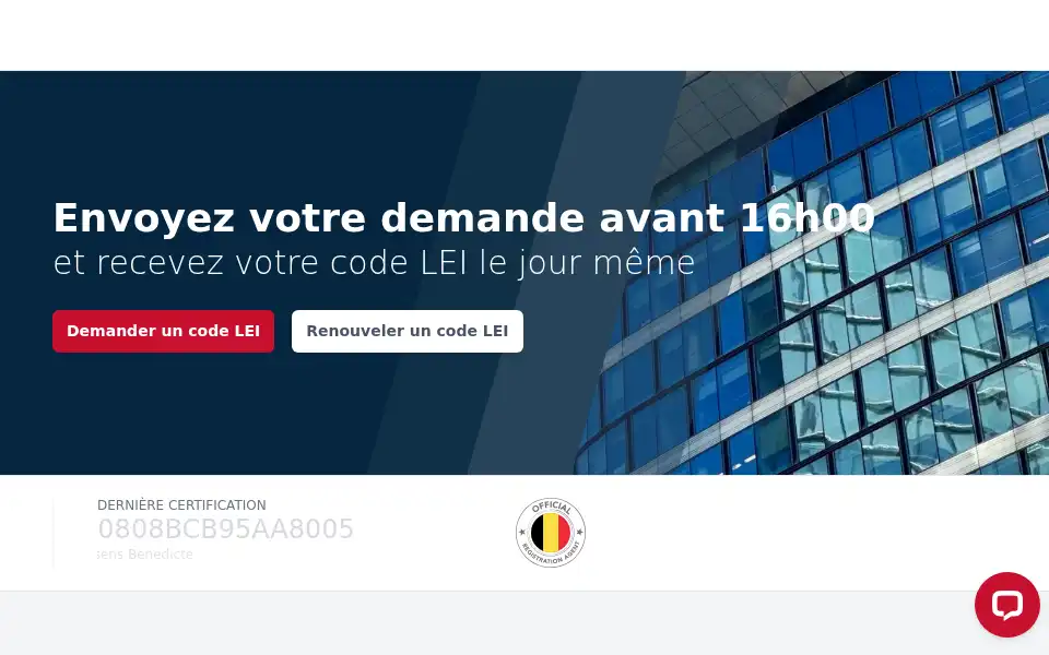 Screenshot of leicode.be
