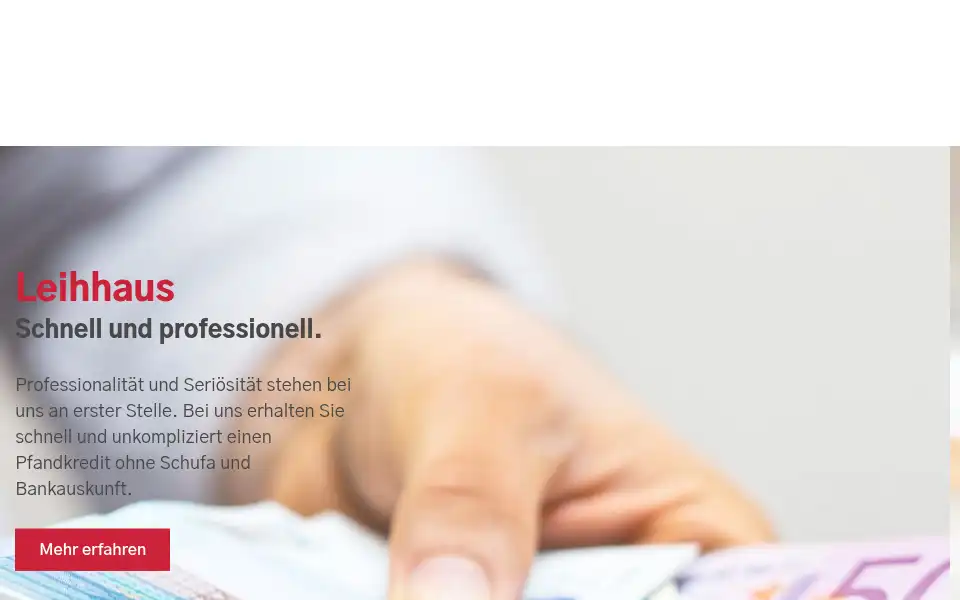 Screenshot of leihhaus-jordan.de