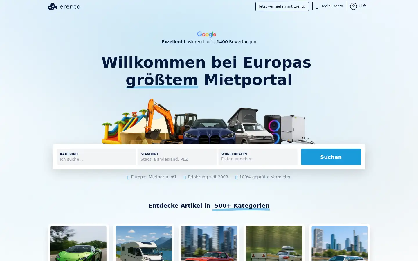 Screenshot of leihzig.de