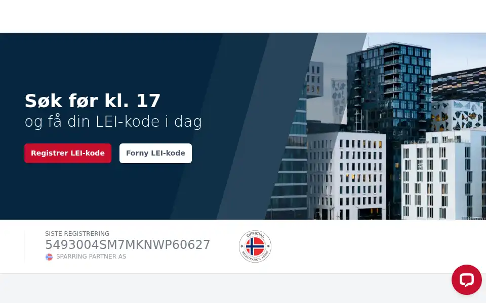 Screenshot of leikode.no