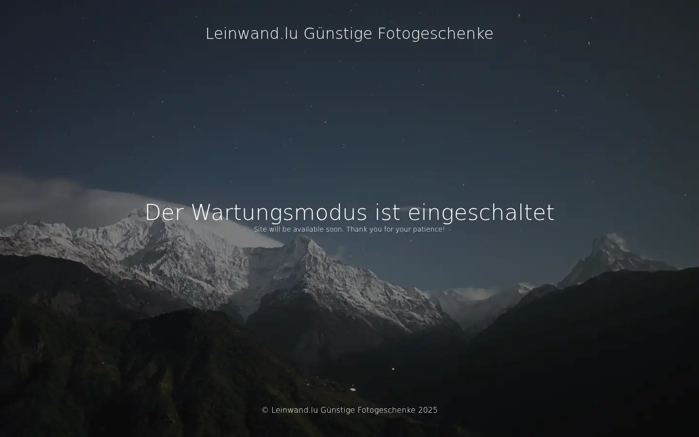 Screenshot of leinwand.lu