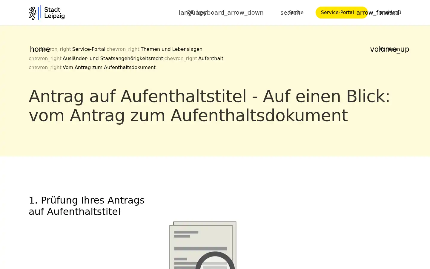 Screenshot of leipzig.de
