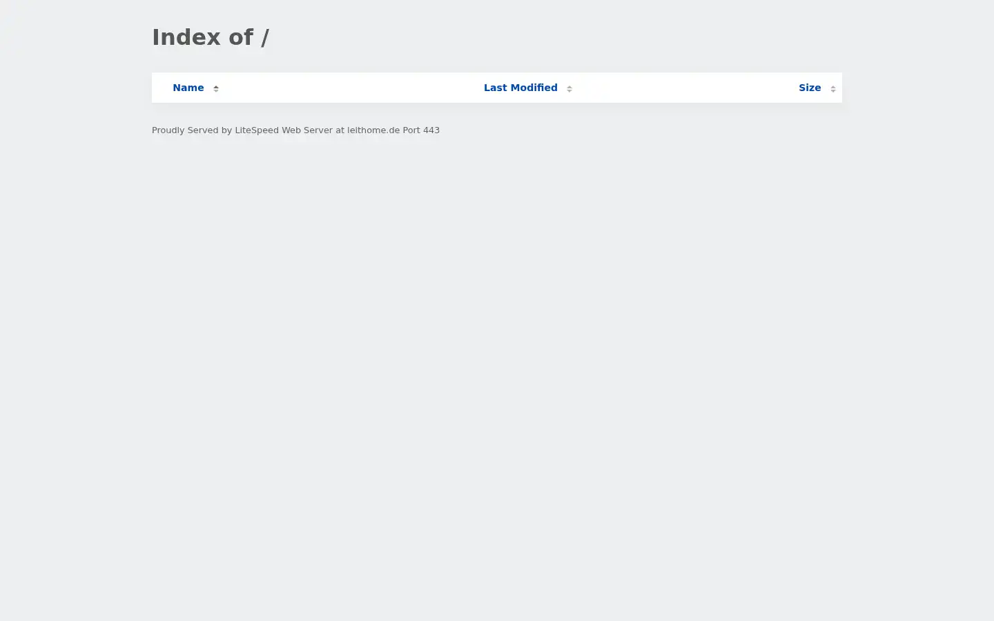 Screenshot of leithome.de