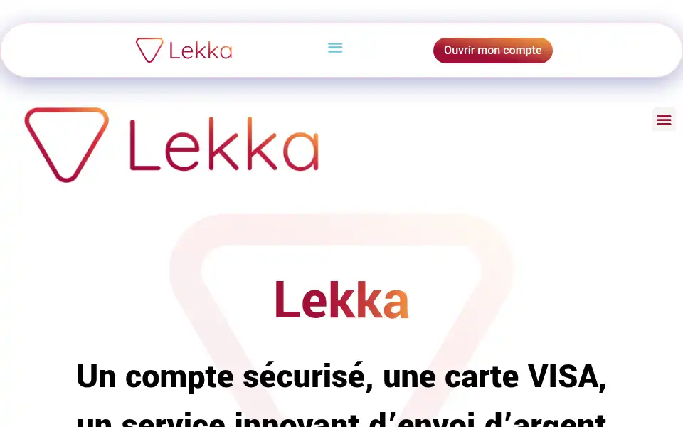 Screenshot of lekka.io