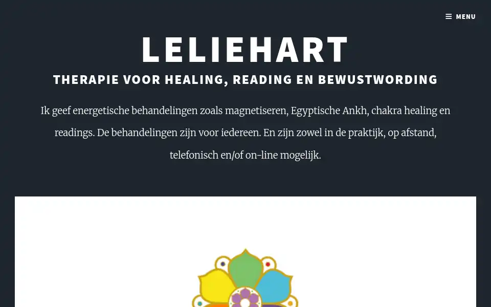 Screenshot of leliehart.nl
