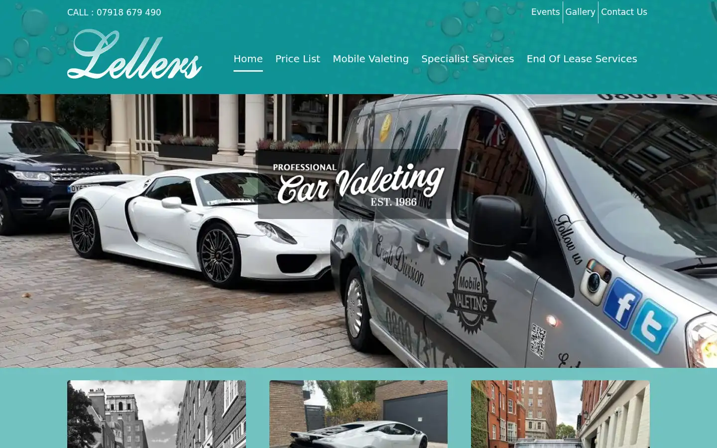 Screenshot of lellers.co.uk