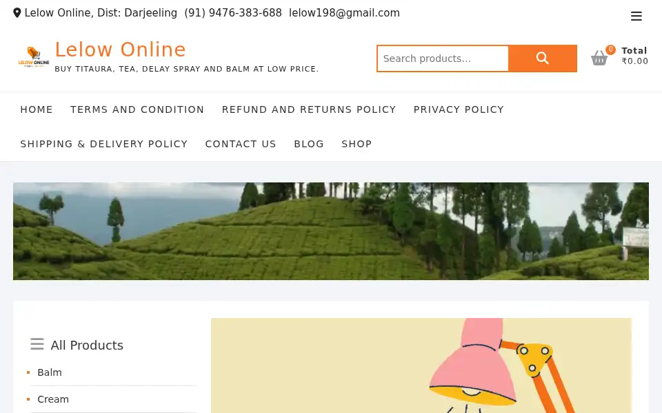 Screenshot of lelow.online