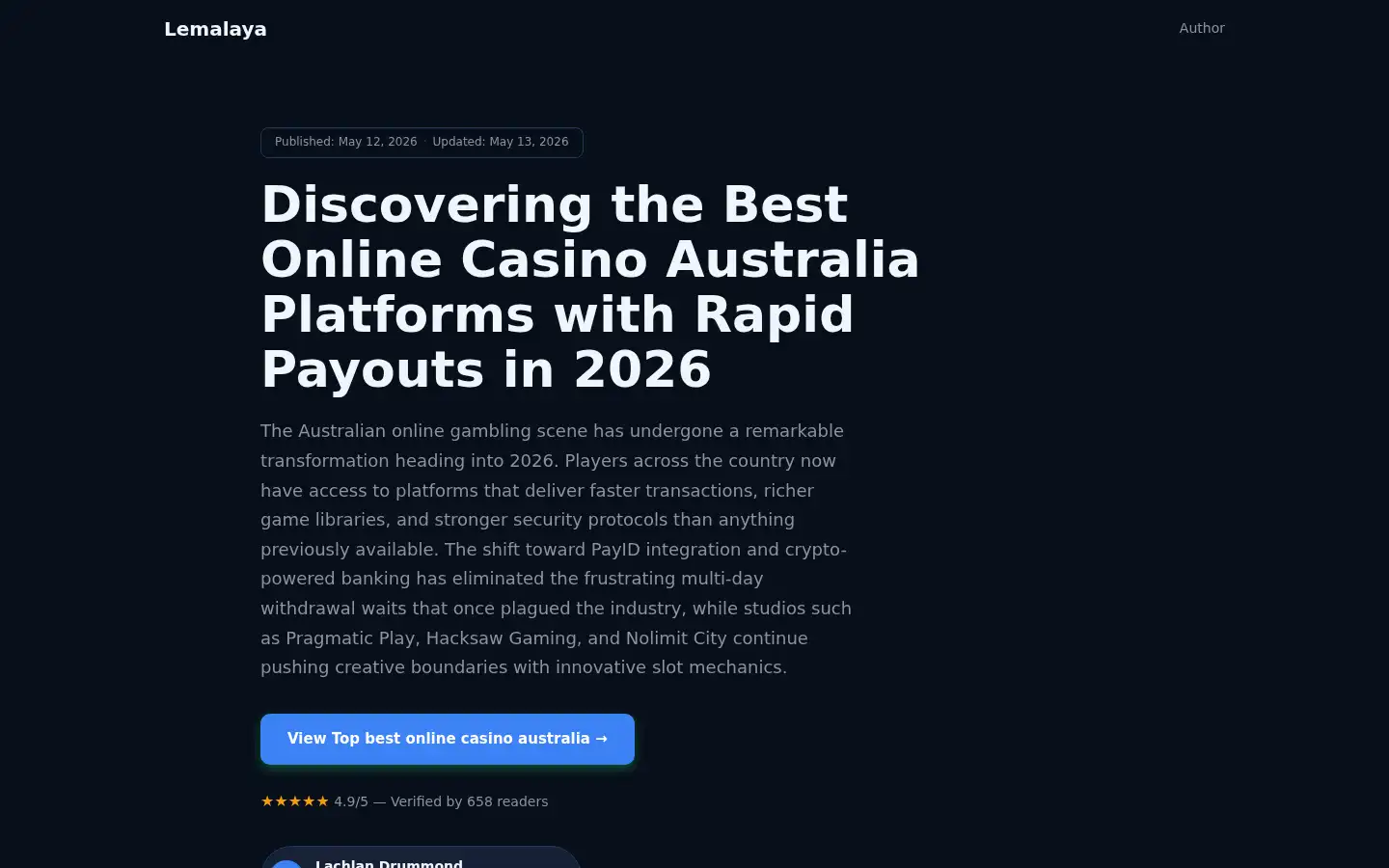 Screenshot of lemalaya.com