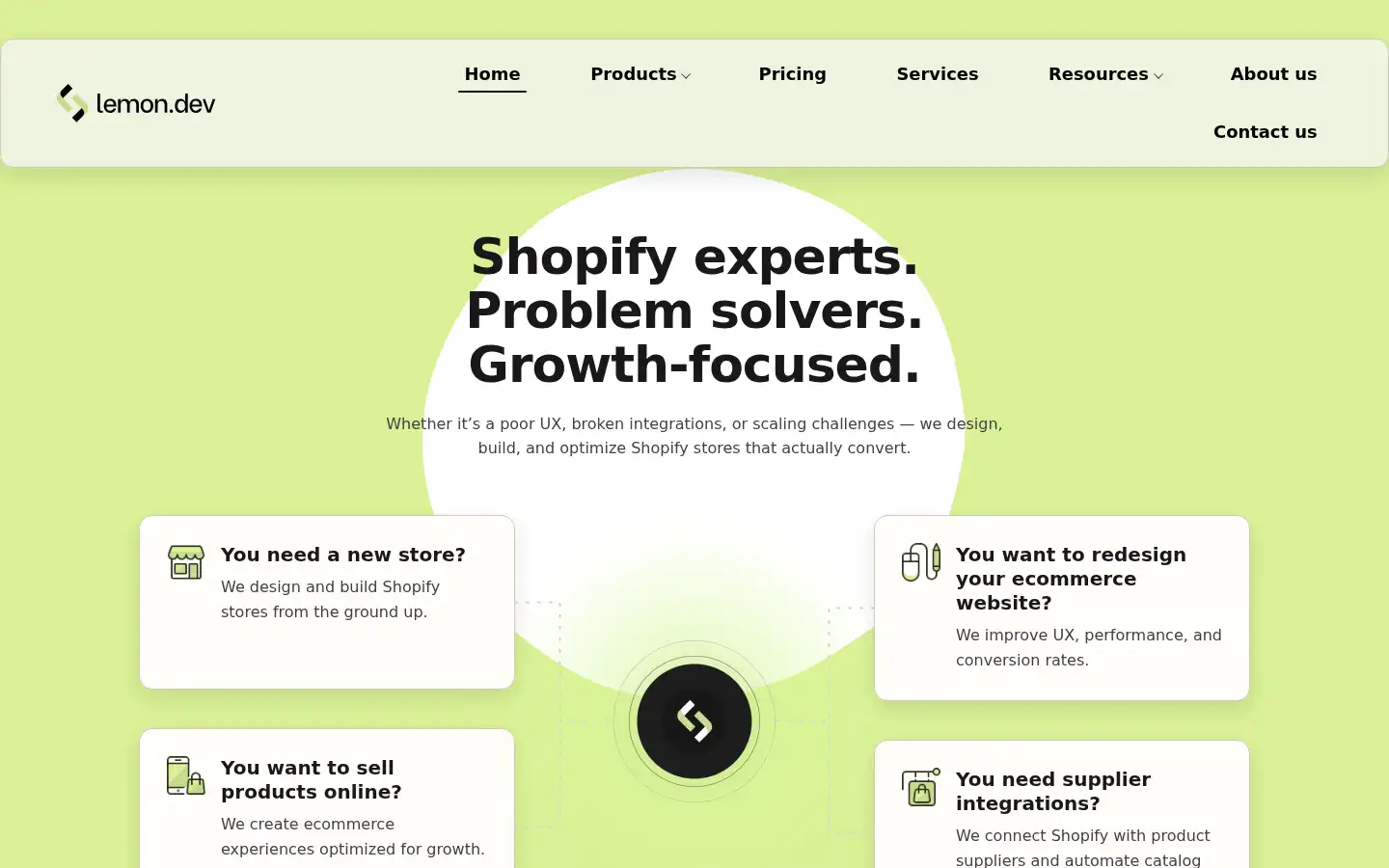 Screenshot of lemon.dev