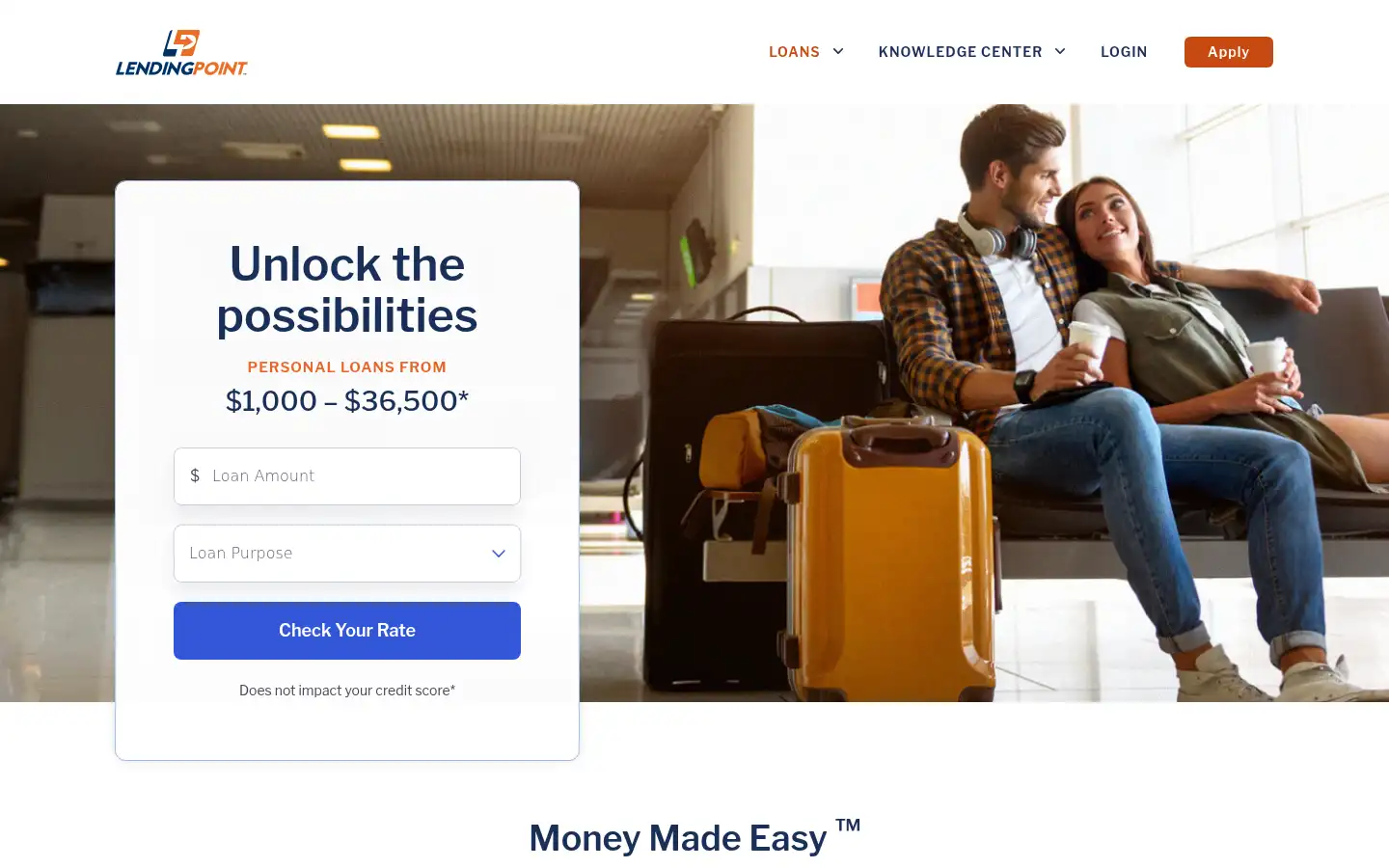 Screenshot of lendingpoint.com