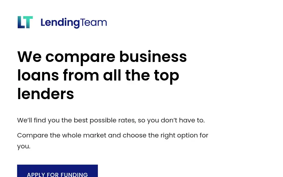Screenshot of lendingteam.co.uk