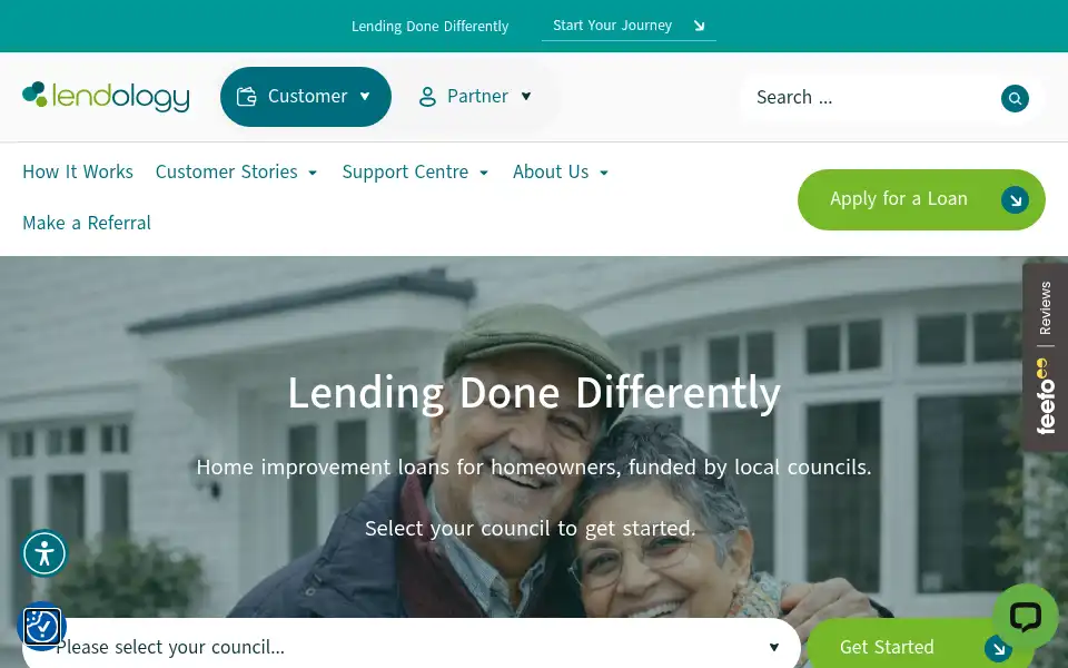Screenshot of lendology.org.uk