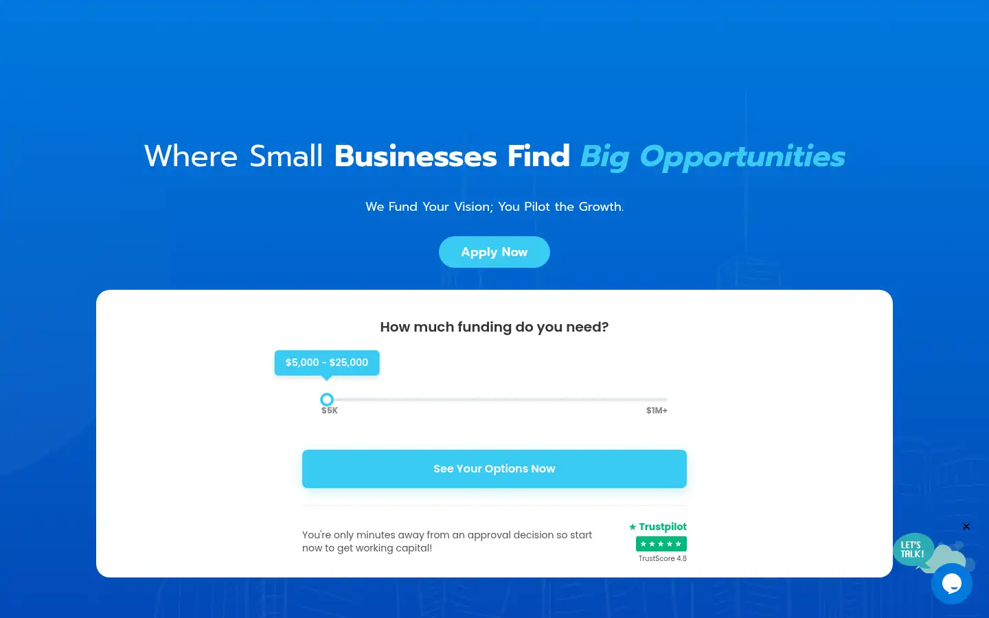 Screenshot of lendpilot.com