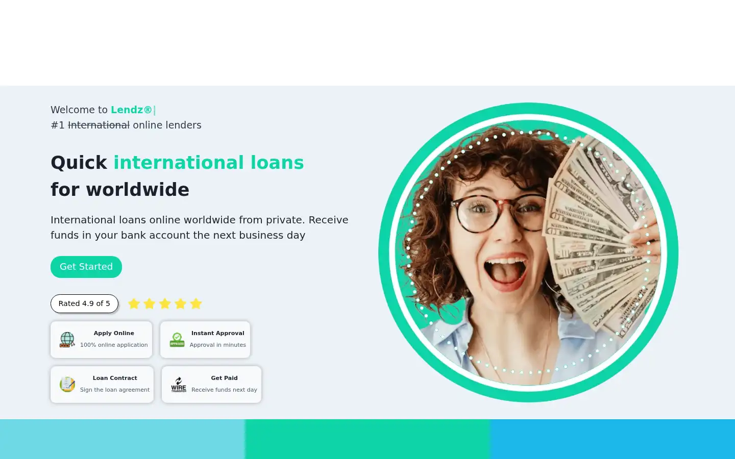 Screenshot of lendz.net