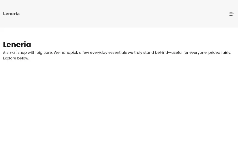 Screenshot of leneria.com