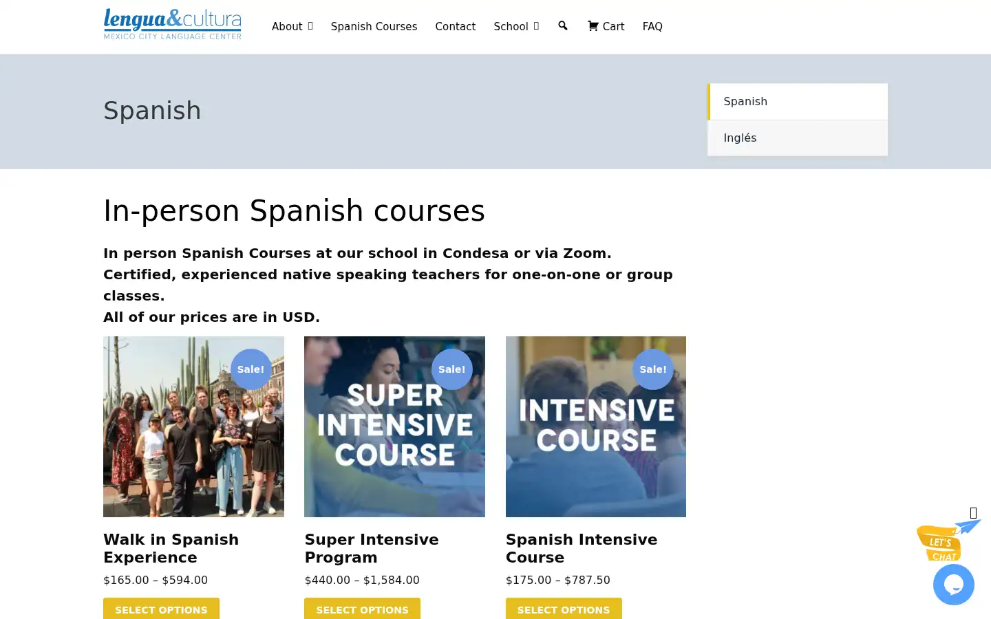 Screenshot of lenguaycultura.com