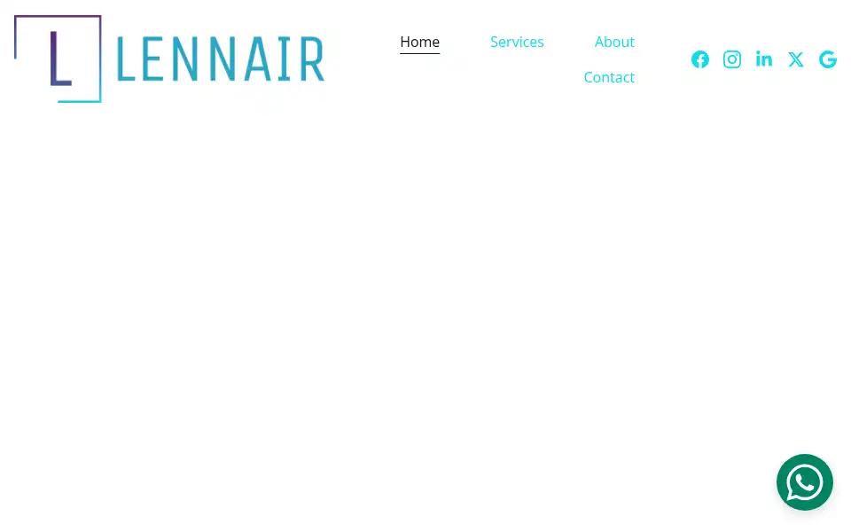 Screenshot of lennair.com.au