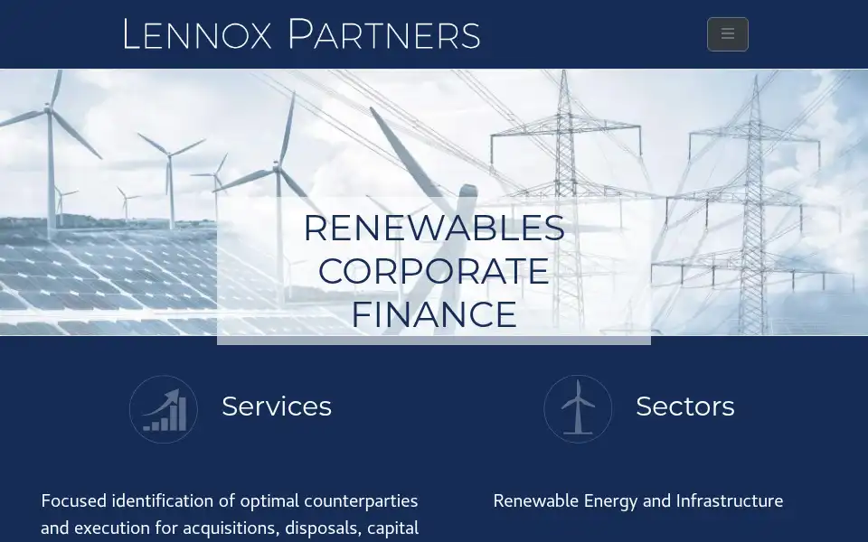 Screenshot of lennoxpartners.com