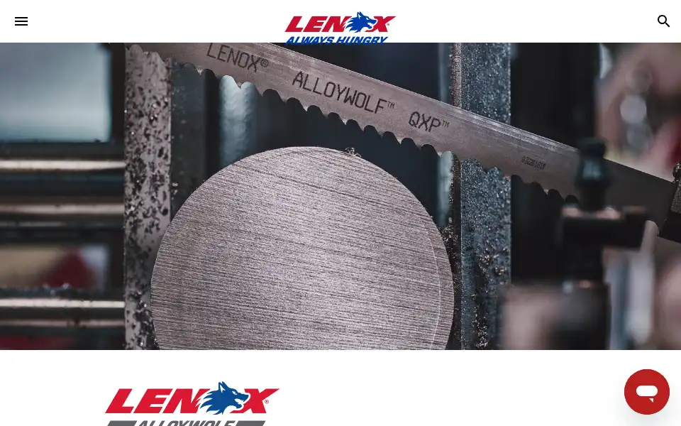 Screenshot of lenoxtools.com