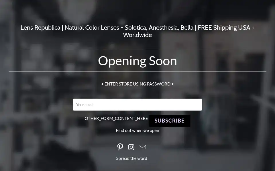 Screenshot of lensrepublica.com