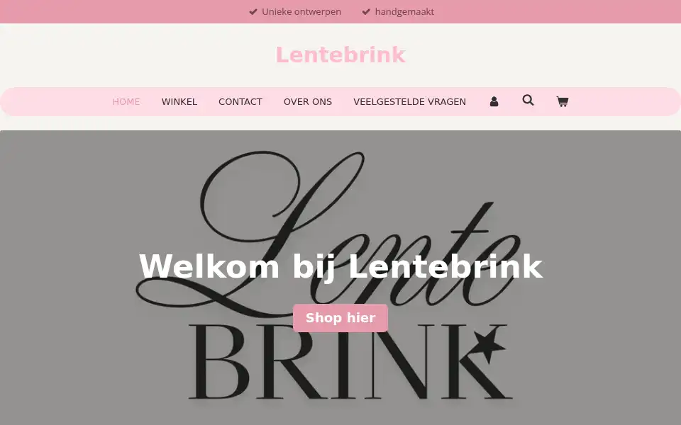 Screenshot of lentebrink.com