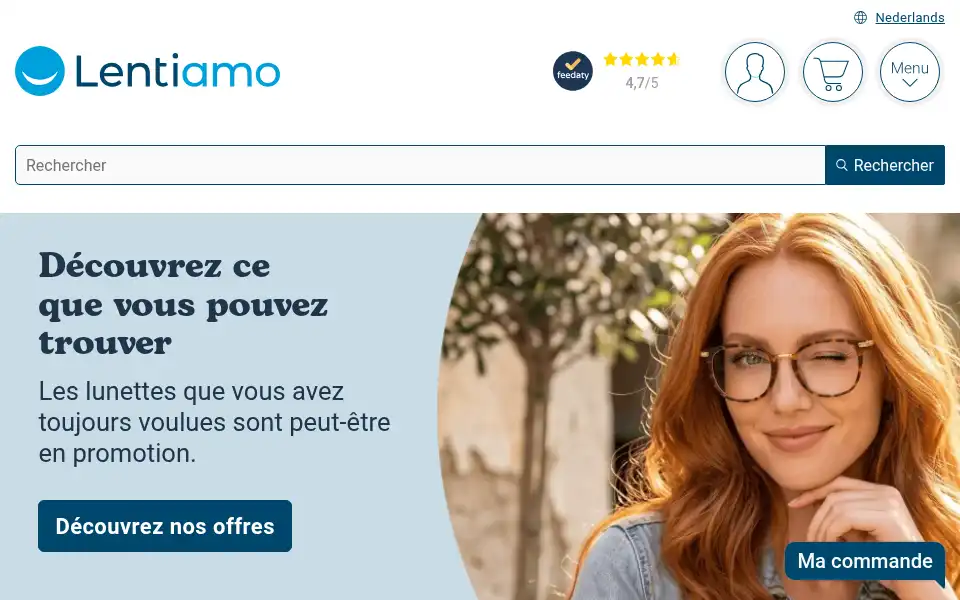 Screenshot of lentiamo.be